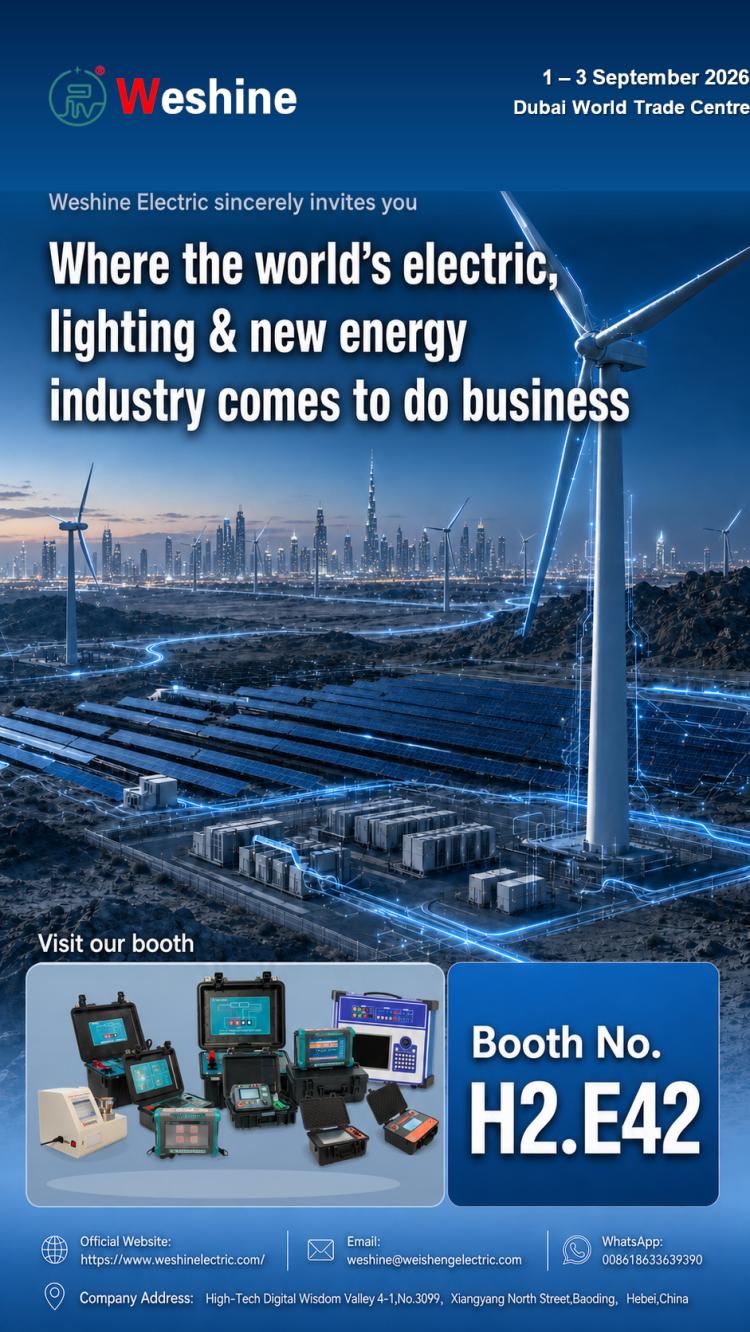 Weshine Electric Akan Pameran Di Middle East Energy 2026 Di Dubai